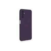 Newface Samsung Galaxy A14 4G Kılıf Nano içi Kadife Silikon - Mor