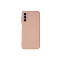 Newface Samsung Galaxy A14 4G Kılıf Nano içi Kadife Silikon - Pudra