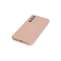Newface Samsung Galaxy A34 5G Kılıf Nano içi Kadife Silikon - Pudra