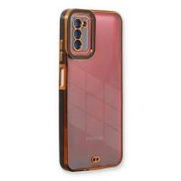 Newface Samsung Galaxy A03S Kılıf Liva Lens Silikon - Siyah