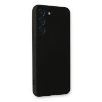 Newface Samsung Galaxy S22 Plus Kılıf Nano içi Kadife Silikon - Siyah