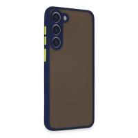 Newface Samsung Galaxy S23 Kılıf Montreal Silikon Kapak - Lacivert