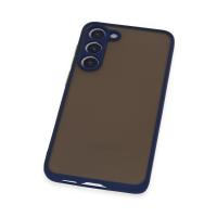 Newface Samsung Galaxy S23 Kılıf Montreal Silikon Kapak - Lacivert