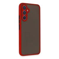 Newface Samsung Galaxy A34 5G Kılıf Montreal Silikon Kapak - Kırmızı