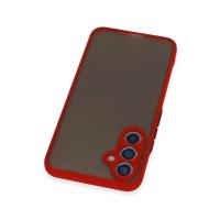 Newface Samsung Galaxy A34 5G Kılıf Montreal Silikon Kapak - Kırmızı