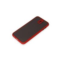 Newface Samsung Galaxy J7 Pro / J730 Kılıf Montreal Silikon Kapak - Kırmızı