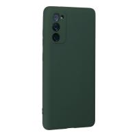 Newface Samsung Galaxy S20 FE Kılıf Nano içi Kadife Silikon - Koyu Yeşil