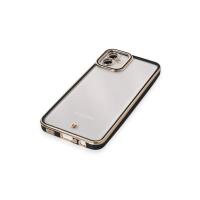 Newface Samsung Galaxy A04E Kılıf Liva Lens Silikon - Siyah