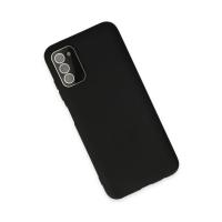 Newface Samsung Galaxy A03S Kılıf Lansman Glass Kapak - Siyah