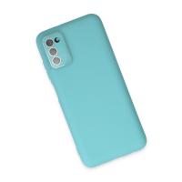 Newface Samsung Galaxy A03S Kılıf Lansman Glass Kapak uaz