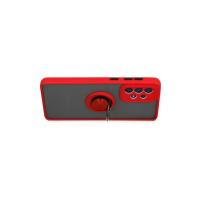 Newface Samsung Galaxy A33 5G Kılıf Montreal Yüzüklü Silikon Kapak - Kırmızı