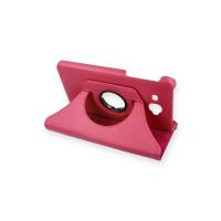 Newface Samsung Galaxy T280 Tab A 7 Kılıf 360 Tablet Deri Kılıf - Pembe