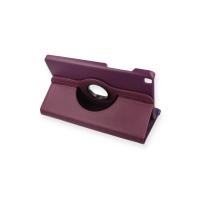 Newface Samsung Galaxy T290 Tab A 8 Kılıf 360 Tablet Deri Kılıf - Mürdüm