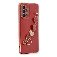 Newface Samsung Galaxy A33 5G Kılıf Esila Silikon - Kırmızı