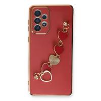 Newface Samsung Galaxy A53 5G Kılıf Esila Silikon - Kırmızı