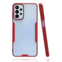 Newface Samsung Galaxy A23 4G Kılıf Platin Silikon - Kırmızı