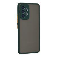 Newface Samsung Galaxy A73 5G Kılıf Montreal Silikon Kapak - Yeşil