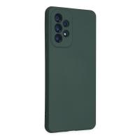 Newface Samsung Galaxy A23 4G Kılıf Nano içi Kadife Silikon - Koyu Yeşil