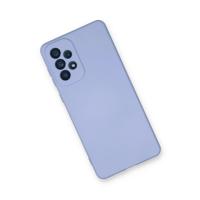 Newface Samsung Galaxy A33 5G Kılıf Nano içi Kadife Silikon - Lila