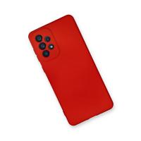 Newface Samsung Galaxy A53 5G Kılıf Nano içi Kadife Silikon - Kırmızı