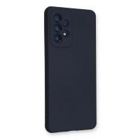 Newface Samsung Galaxy A73 5G Kılıf Nano içi Kadife Silikon - Lacivert