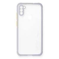 Newface Samsung Galaxy A11 Kılıf Miami Şeffaf Silikon - Lila