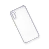 Newface Samsung Galaxy A11 Kılıf Miami Şeffaf Silikon - Lila