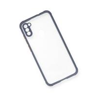 Newface Samsung Galaxy A11 Kılıf Miami Şeffaf Silikon - Gri