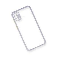 Newface Samsung Galaxy M31 Kılıf Miami Şeffaf Silikon - Lila