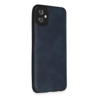 Newface Samsung Galaxy A04E Kılıf Loop Deri Silikon - Lacivert