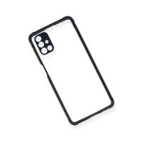 Newface Samsung Galaxy M51 Kılıf Miami Şeffaf Silikon - Lacivert