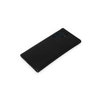 Newface Samsung Galaxy S22 Ultra Kılıf Loop Deri Silikon - Siyah