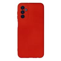 Newface Samsung Galaxy M23 Kılıf Nano içi Kadife Silikon - Kırmızı