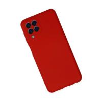 Newface Samsung Galaxy M33 Kılıf Nano içi Kadife Silikon - Kırmızı