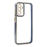 Newface Samsung Galaxy M23 Kılıf Liva Lens Silikon - Mavi