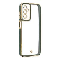 Newface Samsung Galaxy M23 Kılıf Liva Lens Silikon - Yeşil