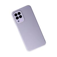 Newface Samsung Galaxy M33 Kılıf Glass Kapak - Lila