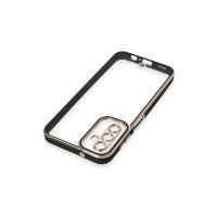 Newface Samsung Galaxy A14 4G Kılıf Liva Lens Silikon - Siyah