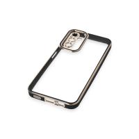 Newface Samsung Galaxy A14 4G Kılıf Liva Lens Silikon - Siyah