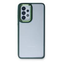 Newface Samsung Galaxy A73 5G Kılıf Dora Kapak - Haki Yeşil