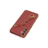 Newface Samsung Galaxy A24 4G Kılıf Esila Silikon - Kırmızı