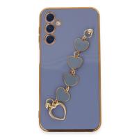 Newface Samsung Galaxy A24 4G Kılıf Esila Silikon - Gri