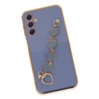 Newface Samsung Galaxy A24 4G Kılıf Esila Silikon - Gri