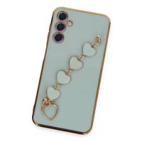 Newface Samsung Galaxy A24 4G Kılıf Esila Silikon - Su Yeşili