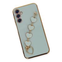 Newface Samsung Galaxy A24 4G Kılıf Esila Silikon - Su Yeşili