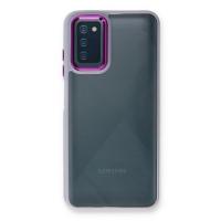 Newface Samsung Galaxy A03S Kılıf Dora Kapak - Lila