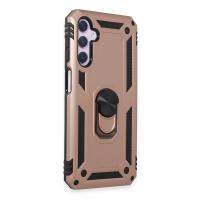 Newface Samsung Galaxy A14 4G Kılıf Sofya Yüzüklü Silikon Kapak - Rose