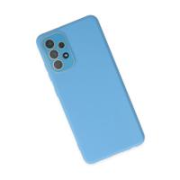 Newface Samsung Galaxy A33 5G Kılıf Lansman Glass Kapak - Mavi