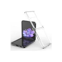 Newface Samsung Galaxy Z Flip 3 Kılıf Fold TPU Silikon - Şeffaf