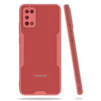 Newface Samsung Galaxy A02S Kılıf Platin Silikon - Pembe